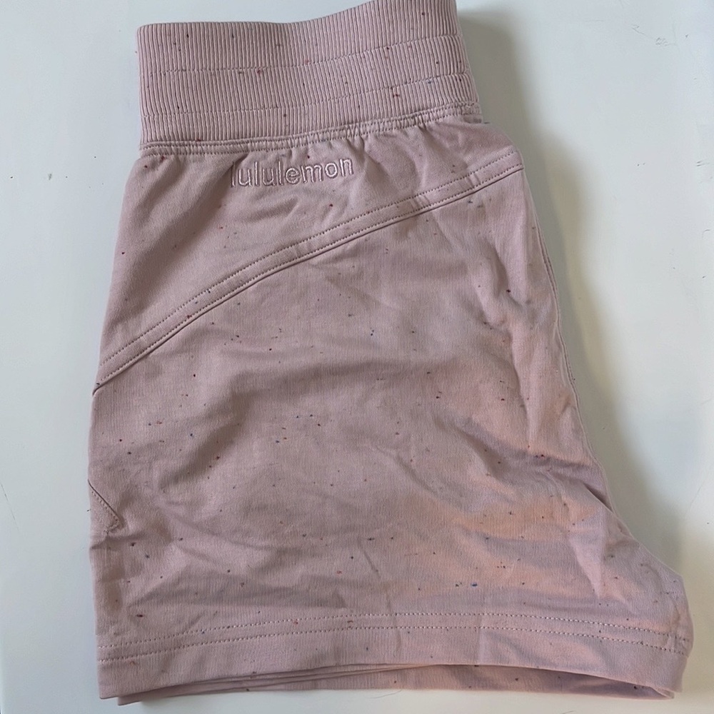 lululemon athletica Light Pink Bike Shorts